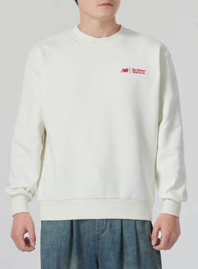 New Balance/NB正品新款男子加绒舒适长袖卫衣套头衫AMT44325-CIC