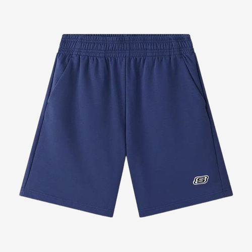 Skechers斯凯奇正品儿童款透气松紧中腰休闲短裤L124M067-007D