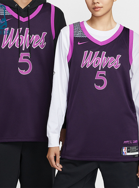 Nike/耐克正品2025男士耐穿V领套头运动篮球背心T恤HM6334-525