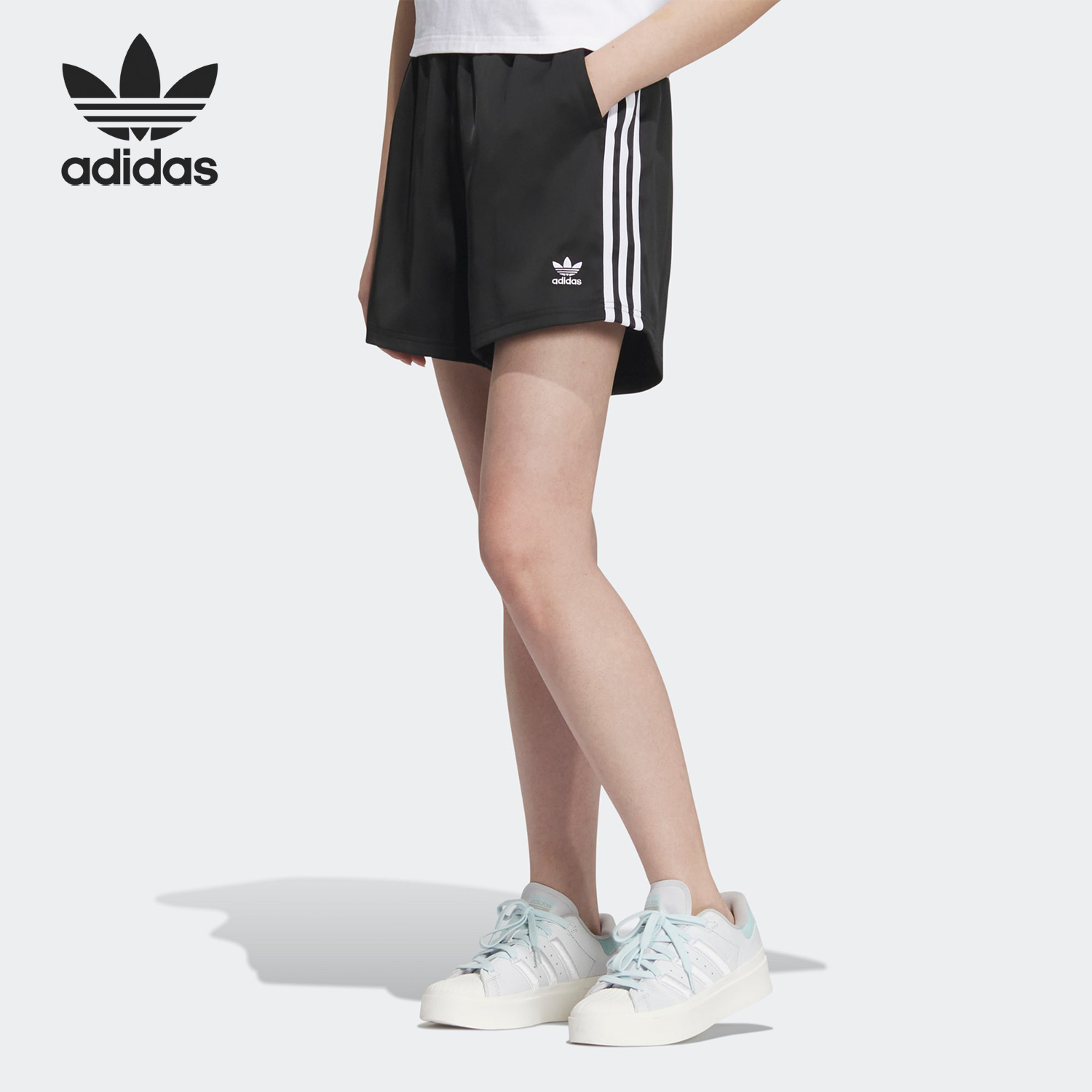 Adidas/阿迪达斯正品三叶草春夏季新款女子运动短裤IK8672