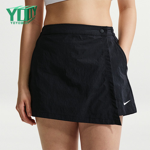 Nike/耐克正品 Sportswear 女士透气中腰简约休闲裤裙IR1649-010