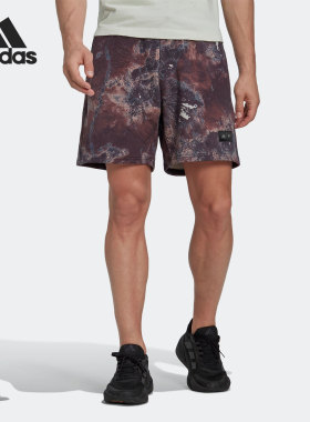 Adidas/阿迪达斯正品夏季透气休闲松紧带男子运动短裤HK4513