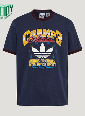 Adidas/阿迪达斯正品三叶草RINGERT-SHIRT新款经典短袖T恤LE7356