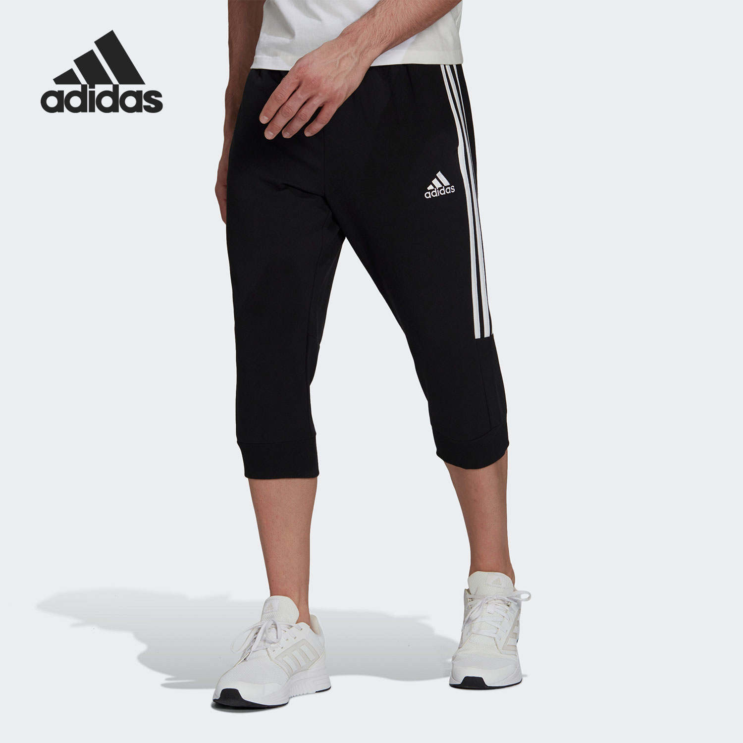 Adidas/阿迪达斯正品 夏季新款男子运动型格七分裤GT4493