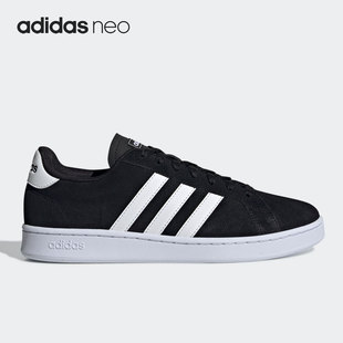 H04556 NEO男子休闲低帮运动舒适耐磨板鞋 Adidas 阿迪达斯正品