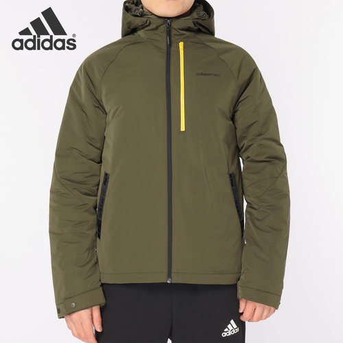 Adidas/阿迪达斯正品当季新款 NEO 男子连帽外套运动棉服 DW8151