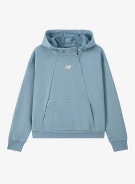New Balance/NB正品新款女子时尚潮流连帽卫衣套头衫NCF14042-LBL