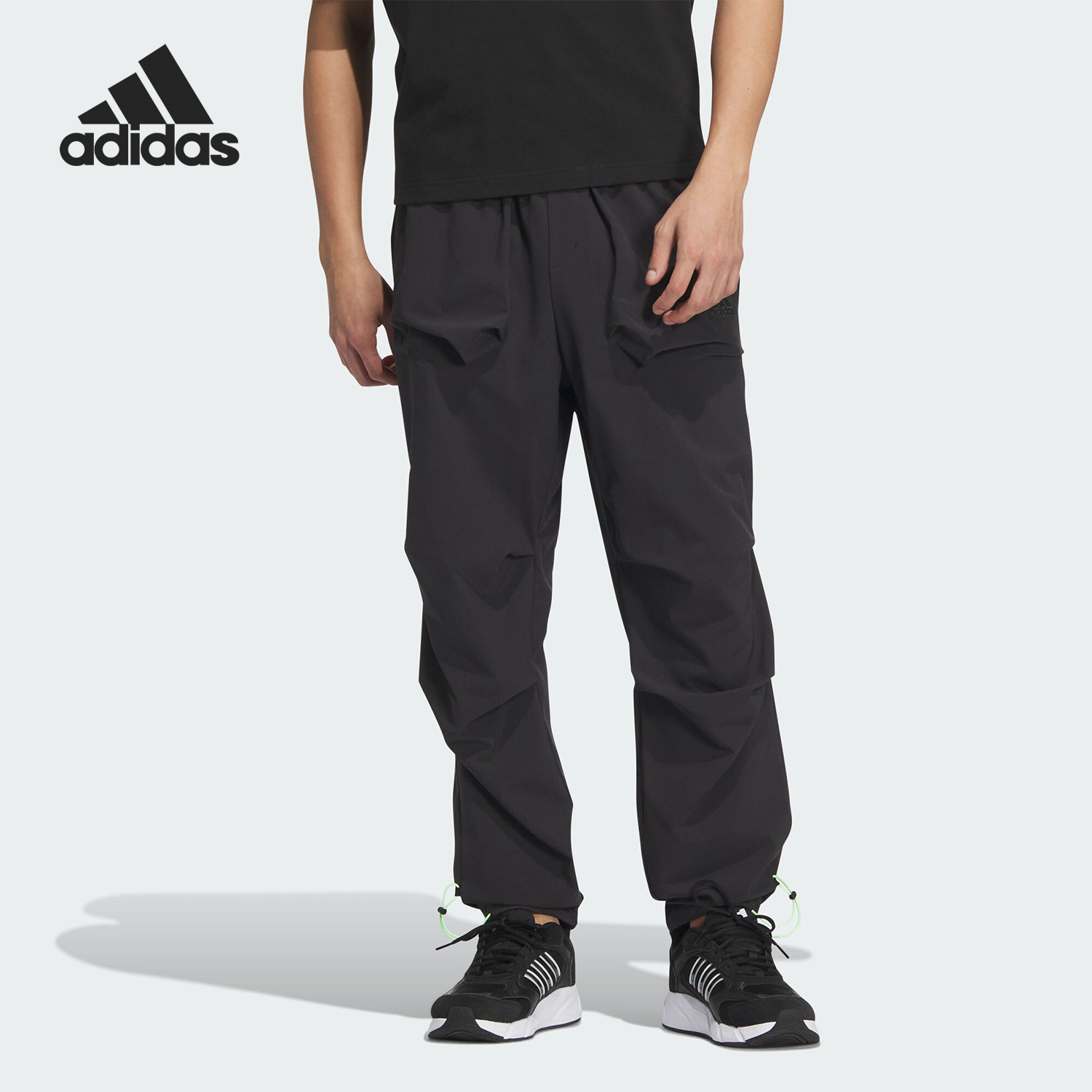Adidas/阿迪达斯正品夏季新款男士拒水梭织运动休闲裤JI8661