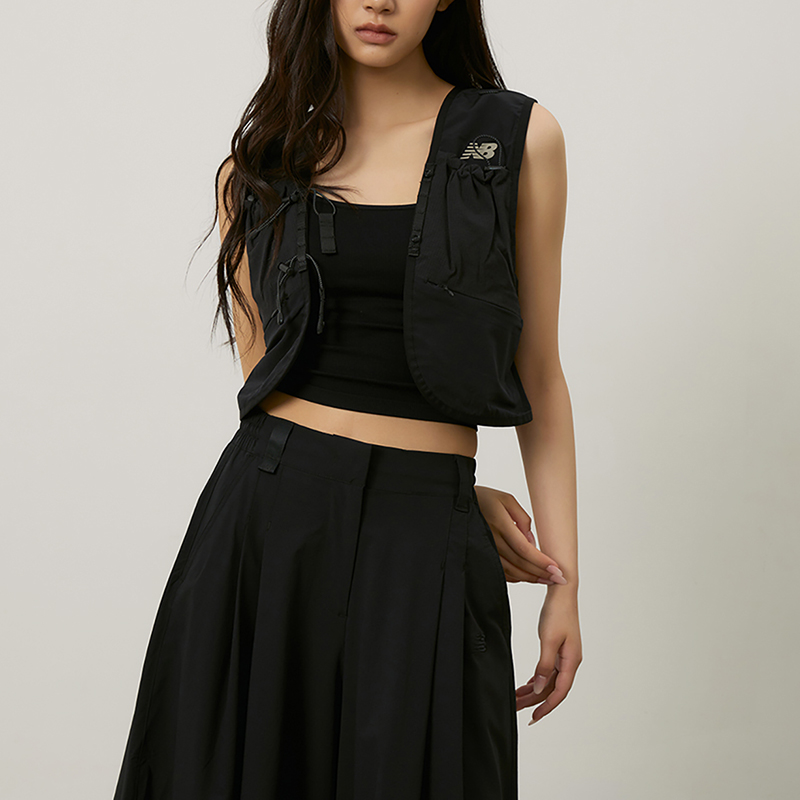 New Balance/NB正品新款女士无袖简约时尚工装马甲NJE34012-BK