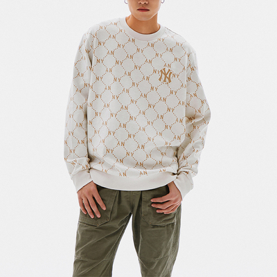 MLB正品T MONOGRAM系列男女同款时尚圆领长袖卫衣3AMTM0141-50CRS