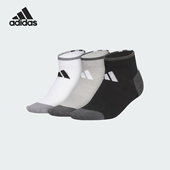 Adidas KC2742 SOCKS儿童透气运动袜三双装 阿迪达斯正品 ANKLE