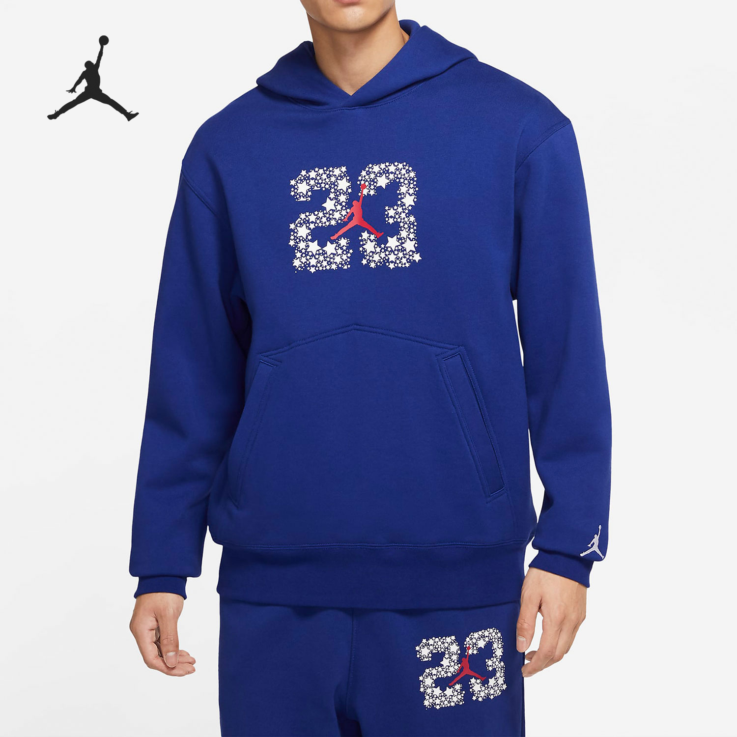 Nike/耐克正品JORDAN男士套头连帽针织运动卫衣DJ0220-455