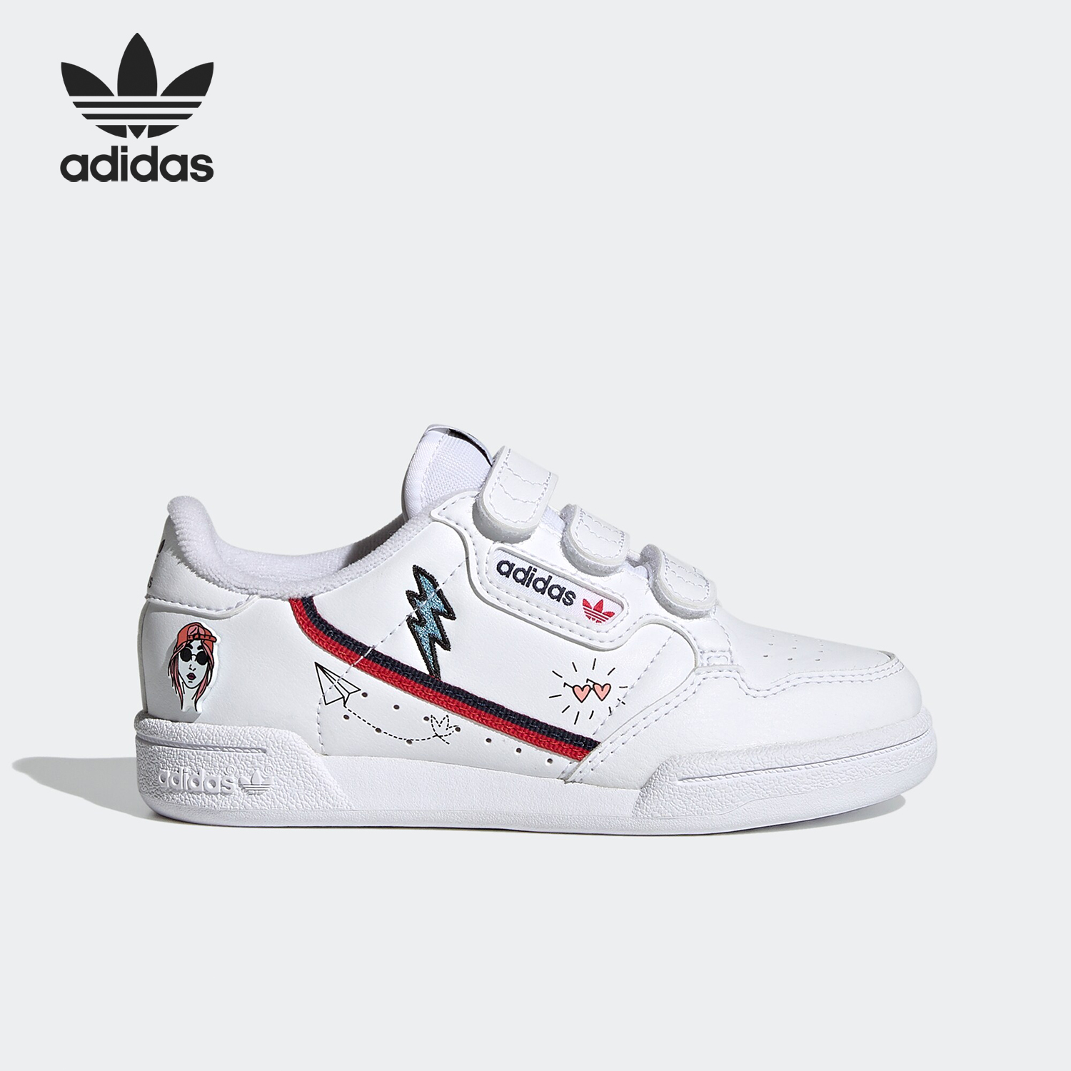 阿迪达斯正品大童运动休闲鞋