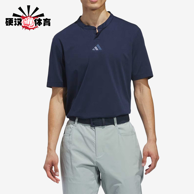 Adidas/阿迪达斯正品男士透气运动休闲套头高尔夫球服JY5427