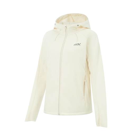 李宁正品跑步系列女子加绒保暖简约运动反光连帽软壳外套AFDVG72