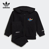 Adidas H25229 Zip三叶草婴童运动休闲套装 阿迪达斯正品 Full