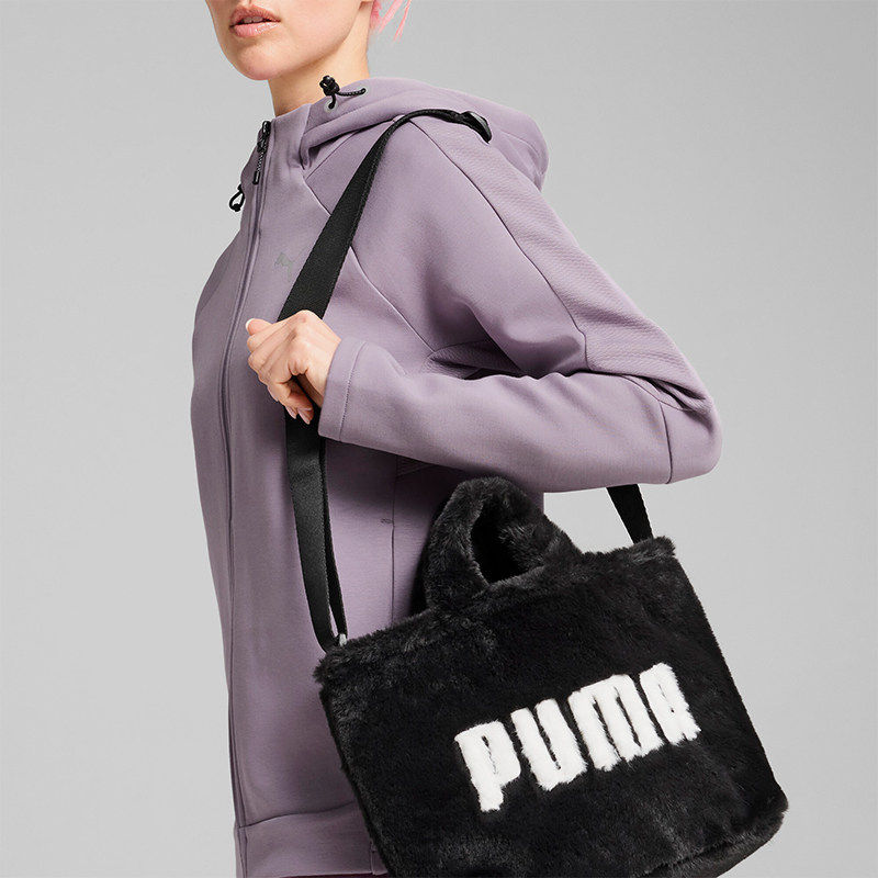 Puma/彪马正品新款女子时尚毛绒便携手提包单肩包090657-01,运动包/户外包/配件,挎包/拎包/休闲包,淘宝优惠券,粉丝福利购,淘宝优惠卷