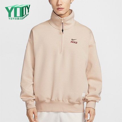 Nike/耐克正品2025冬季款男士日常立领套头半拉链卫衣IQ3708-126