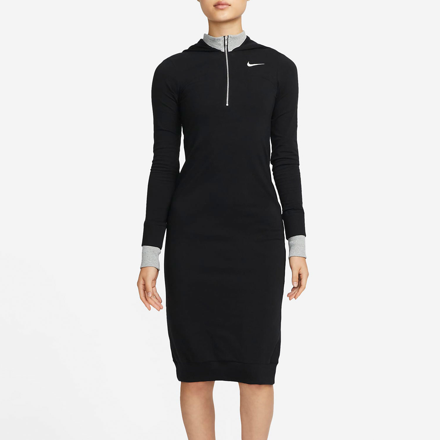 Nike/耐克正品休闲女子时尚潮流运动连帽连衣裙 DD5091-010