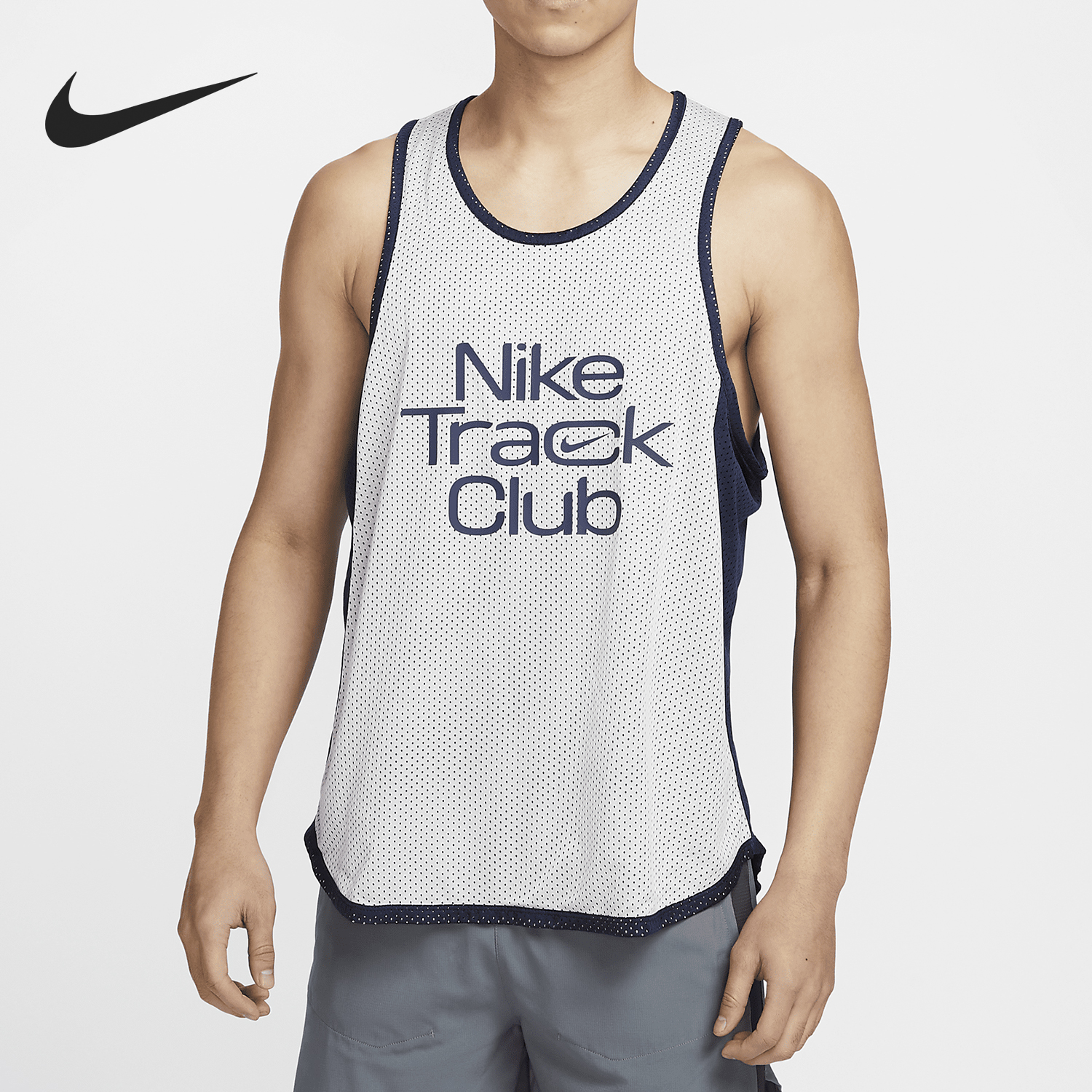 Nike/耐克正品Track Club Dri-FIT 男士跑步背心FN3985-121