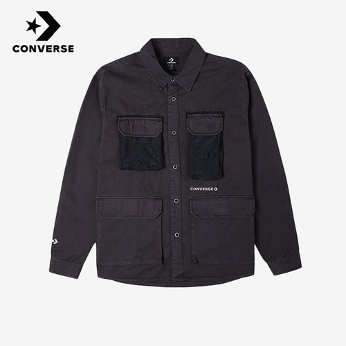 Converse匡威正品新款男女同款休闲运动长袖衬衫夹克外套10025053