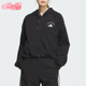 KNIT Adidas 阿迪达斯正品 JACKET女士宽松运动连帽针织外套KC2662