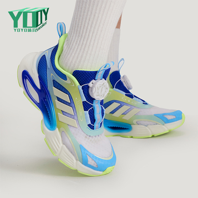 Adidas/阿迪达斯正品夏季儿童低帮透气运动旋钮扣运动鞋KI1885