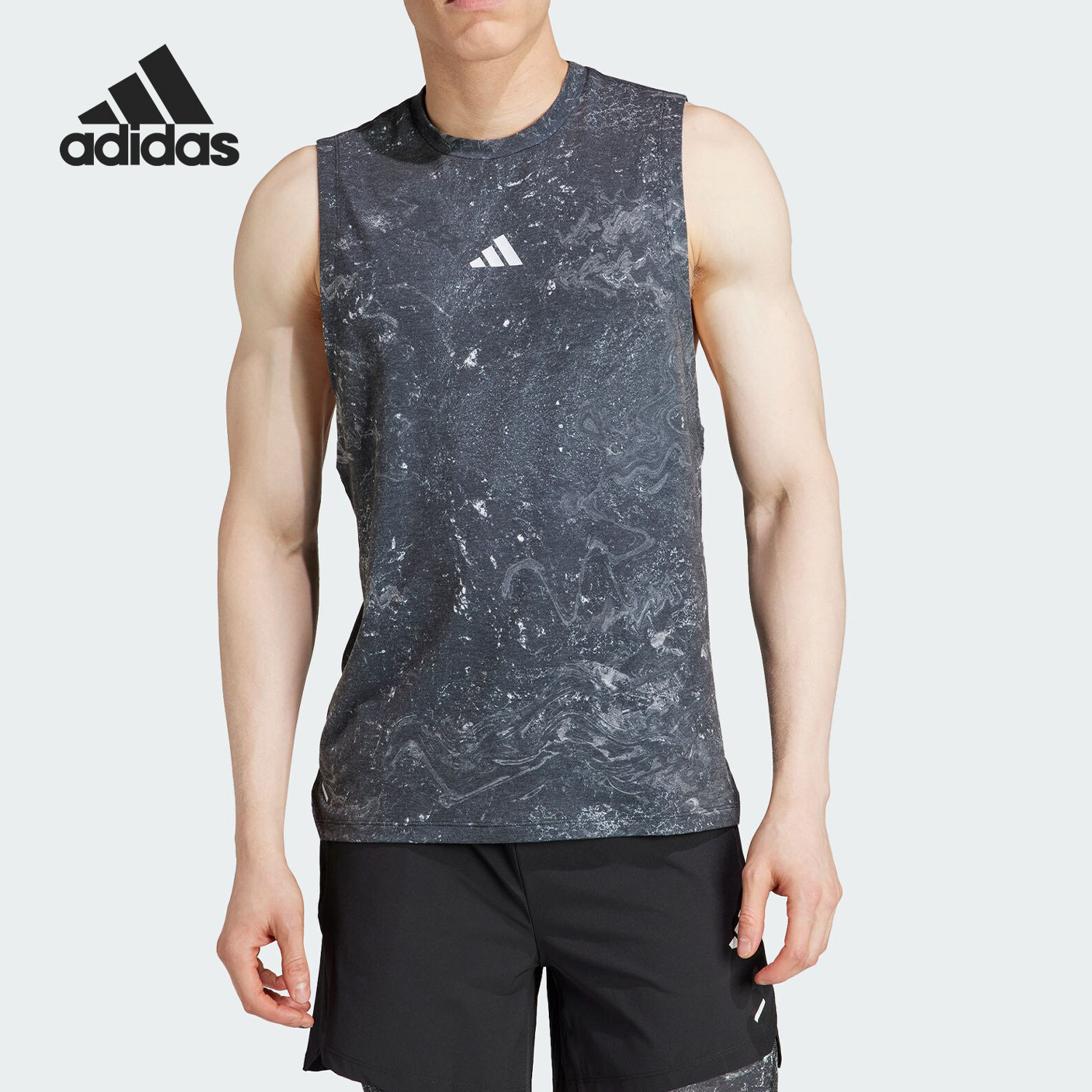 Adidas/阿迪达斯正品WO POW TANK 男士运动健身背心IK9684