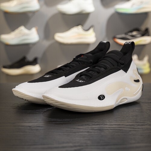 李宁正品韦德之道11男子轻便回弹耐磨支撑运动篮球鞋ABAU049-4