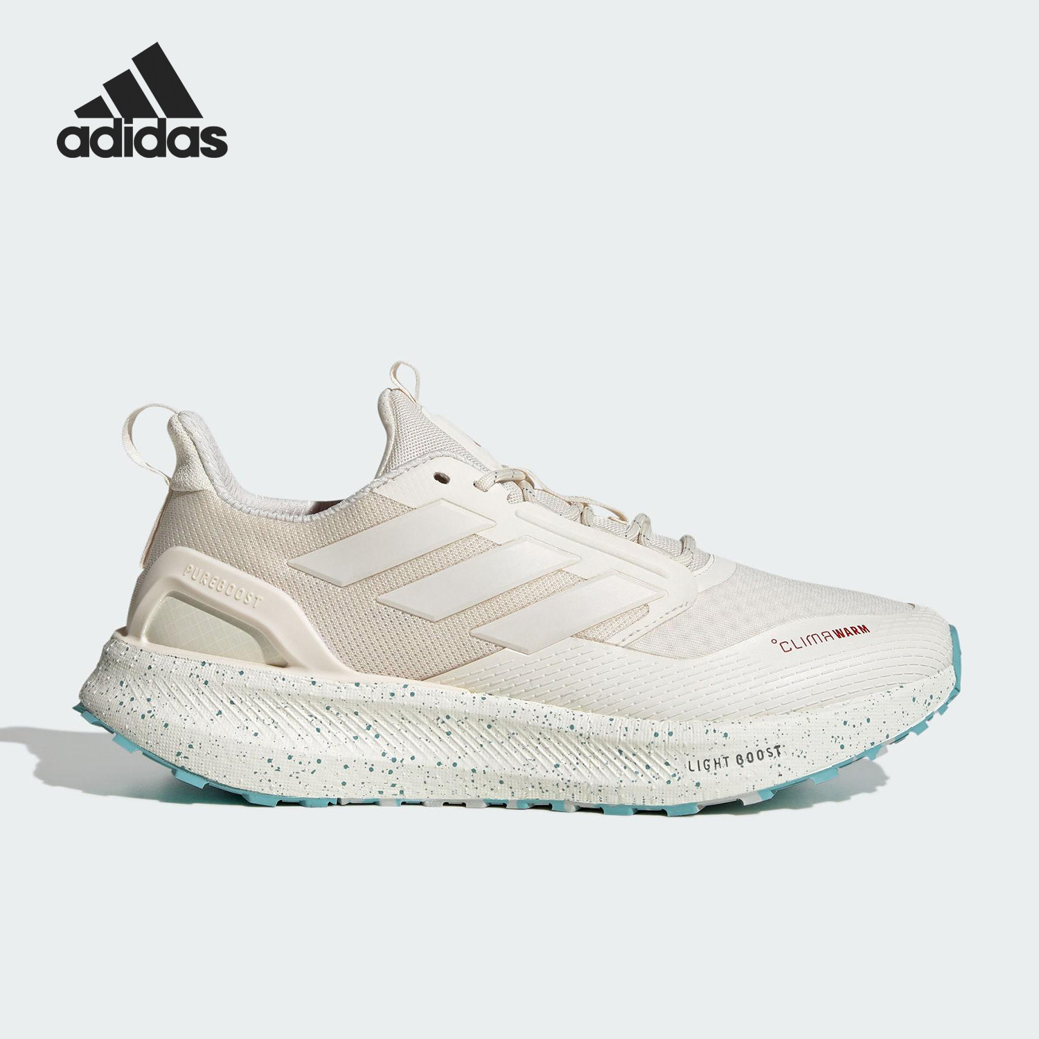 Adidas/阿迪达斯正品PUREBOOST 5男女网眼系带跑步鞋JR2576