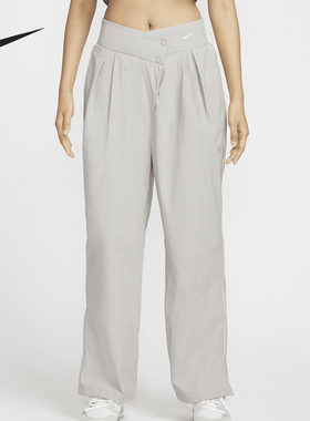 Nike/耐克正品新款女士不对称腰部工装运动长裤FV7542-014
