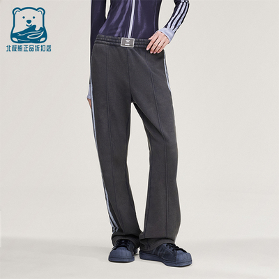 Adidas/阿迪达斯正品三叶草新款女深灰色经典街头运动裤KA9843