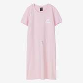 休闲运动连衣裙 女子舒适透气圆领短袖 Skechers 斯凯奇正品