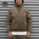 三叶草男士 Adidas 阿迪达斯正品 立领拉链休闲复古外套JH1405