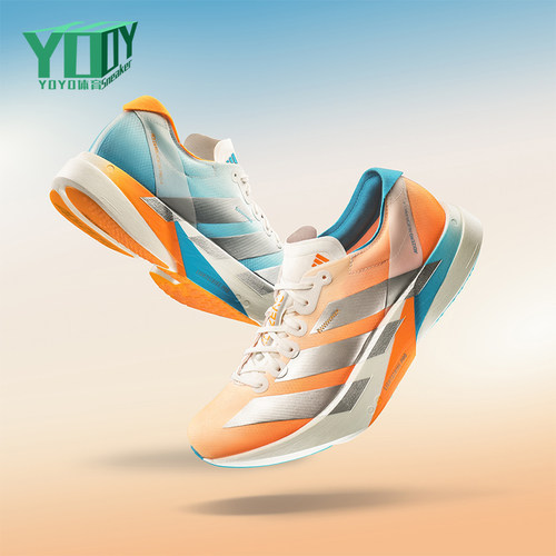 Adidas/阿迪达斯正品2026男女系带轻盈缓震专业运动跑步鞋KH6360