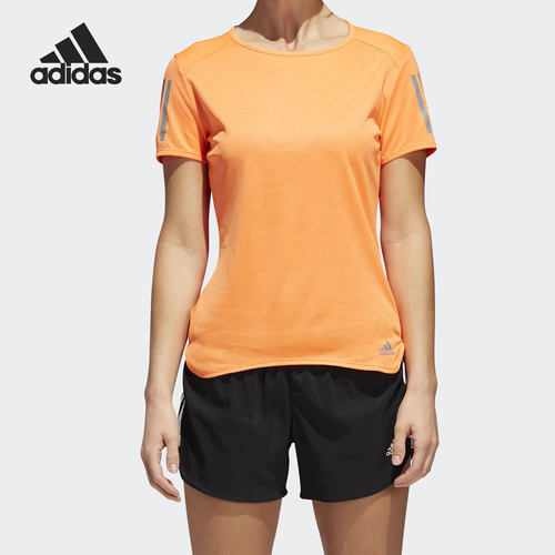 Adidas/阿迪达斯正品新款女子跑步训练休闲运动服短袖T恤 CF2152