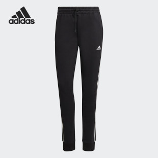 Adidas/阿迪达斯正品CUFF女士运动侧面三条纹针织长裤IC8770