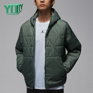 休闲运动连帽保暖梭织棉服FZ3163 JORDAN男士 351 耐克正品 Nike