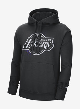 Nike耐克NBA男子连帽字母印花篮球套头长袖卫衣DH9305-010