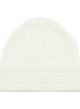 李宁正品运动生活系列男女同款亲肤抗静舒适保暖针织帽AMZV033-2