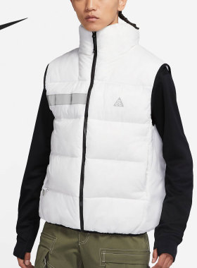 Nike/耐克 正品休闲男女时尚运动防风保暖棉马甲 DM4236-100