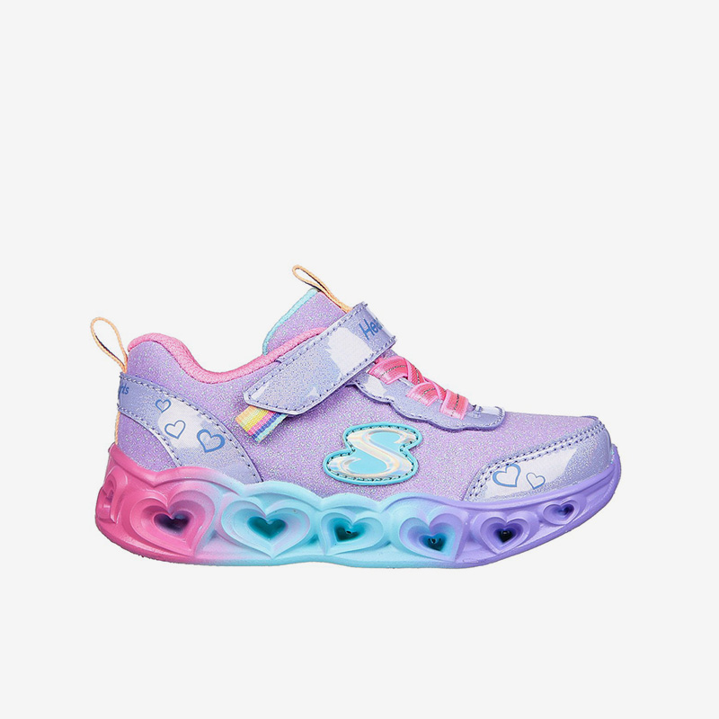 Skechers/斯凯奇正品秋季新款小童运动休闲时尚魔术贴冰灯鞋