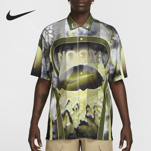 Nike/耐克正品Nocta男士复古潮流运动短袖衬衫T恤FV1939-378