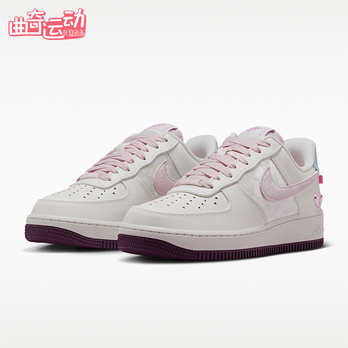 Nike/耐克正品Air Force 1女士日常低帮系带透气休闲鞋IQ4937-161