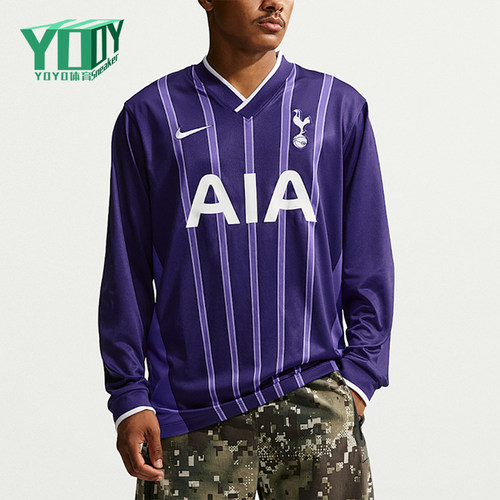 Nike/耐克正品男士吸湿排汗v领运动长袖足球T恤IO3465-566
