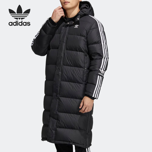 阿迪达斯男子长款运动羽绒服