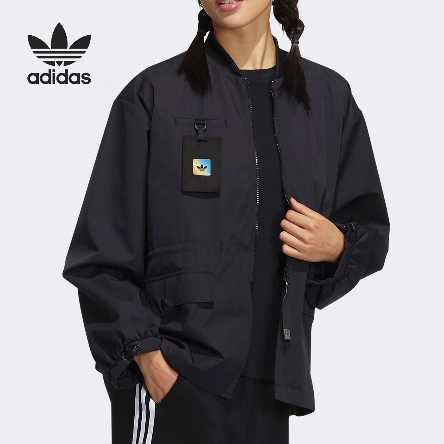 Adidas/阿迪达斯正品三叶草PREM BLAZER 女子运动夹克外套 GV4101