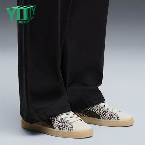 Puma/彪马正品男女同款舒适耐磨低帮系带休闲板鞋408329-01