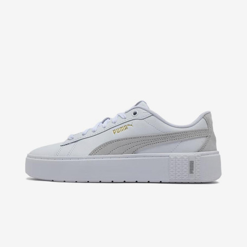 Puma/彪马正品SmashPlatform新款女白灰色轻盈板鞋392979-01