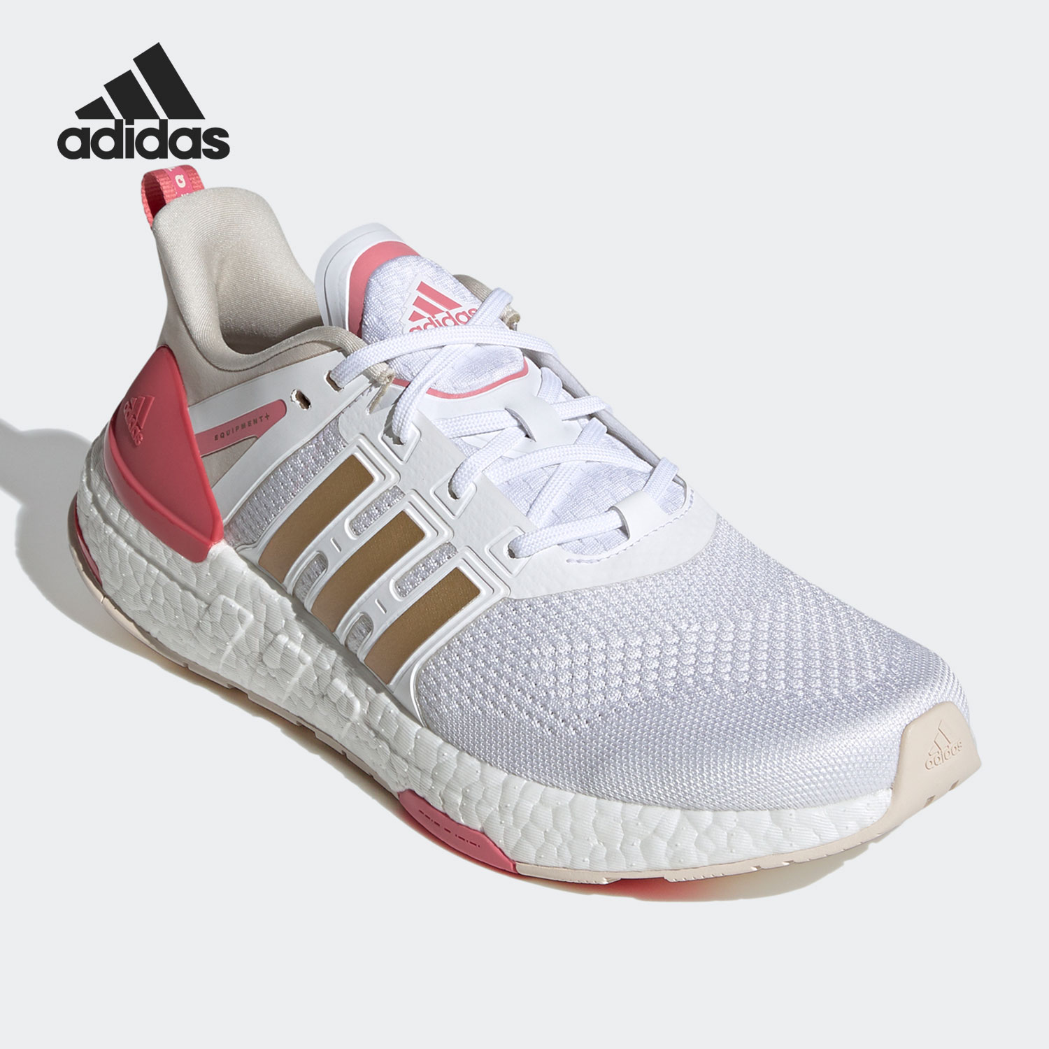 Adidas/阿迪达斯正品新款女子系带透气减震运动鞋跑步鞋 H02754